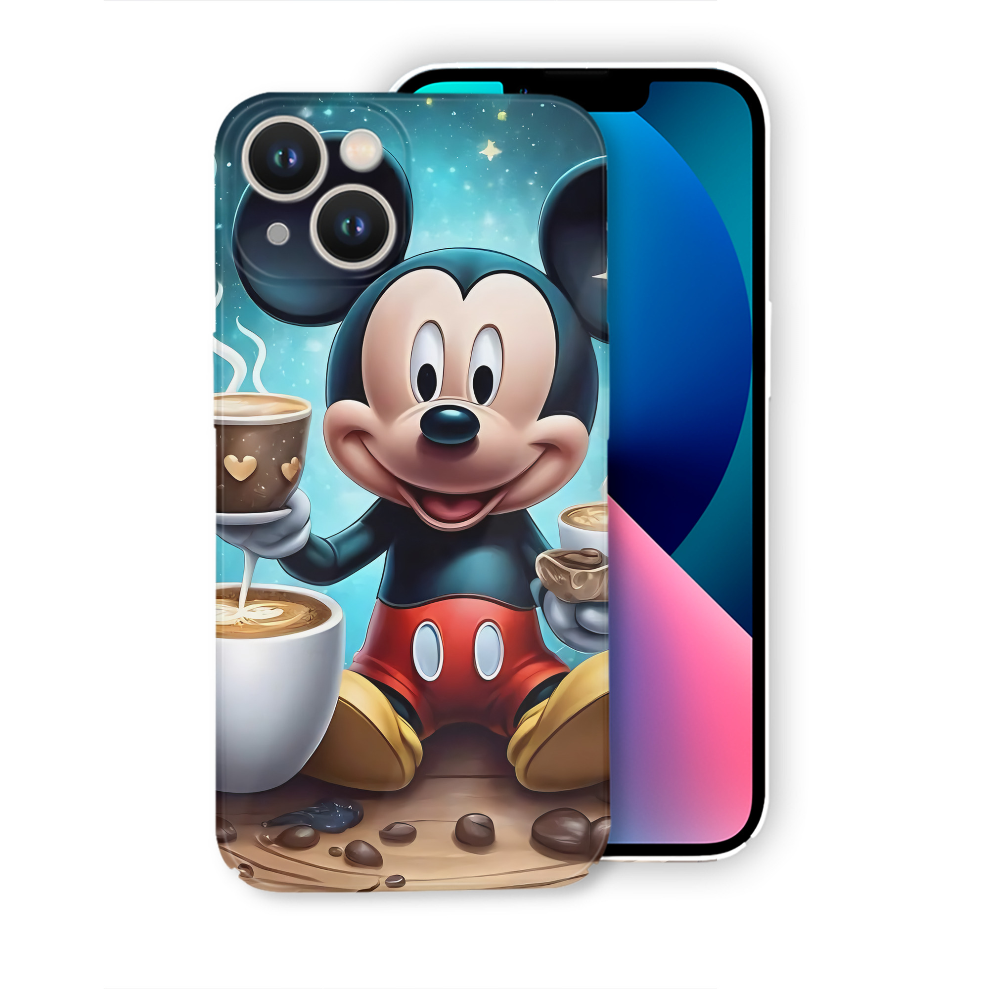 （画像用） ミッキーマウス Mickey Mouse 【iPhone 14シリーズ対応】ハードケース
